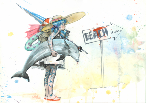 02-Lora Zombie watercolors