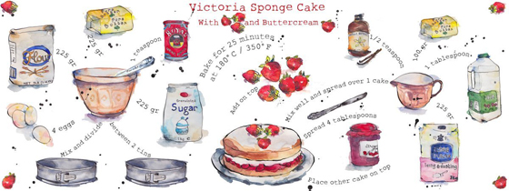07-Victoria Sponge Cake by Benedicte Caillat